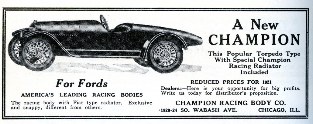 1920S ford car ad